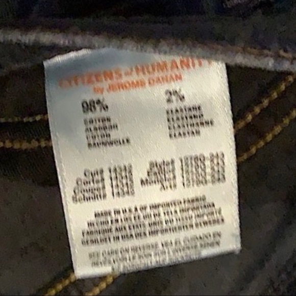 Citizens of Humanity Ava Low Rise Straight Leg
Dark wash
Size:25 - Picture 7 of 12